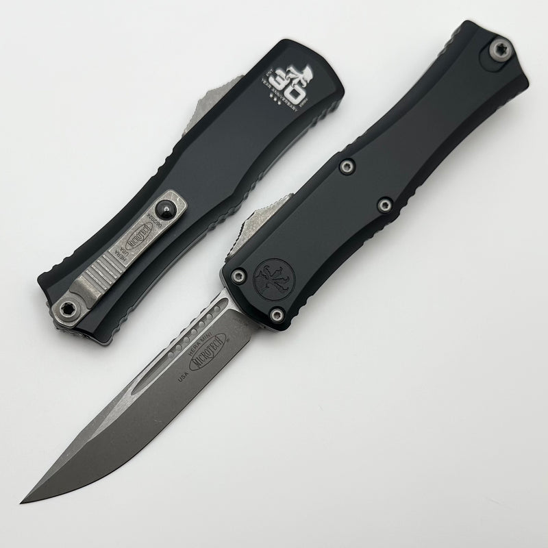 Microtech Knives Mini Hera 30th Anniversary Apocalyptic S/E M390MK w/ Black Handle 1703M-10AP30