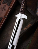 Marfione Custom Knives Combat Wakizashi w/ Osoraku Compound Chisel Grind Blade & EDO Arrowhead Menuki Ray Skin Wrapped Handle
