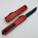 Microtech Ultratech ZBP Tactical S/E w/ Red Cerakote Handle 1121-1RD