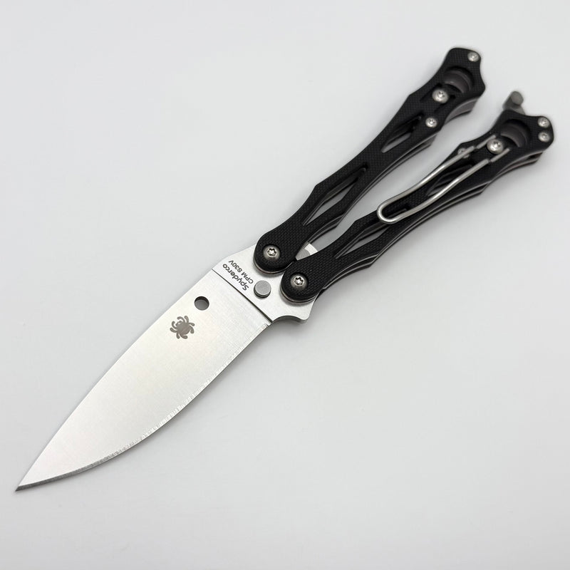 Spyderco Smallfly 2 w/ Black G-10 Handles & S30V B02GP2