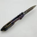 Medford Knife Praetorian T Vulcan S45 Tanto & Bronze-Violet DragonSkin Handles w/ Flamed Hardware