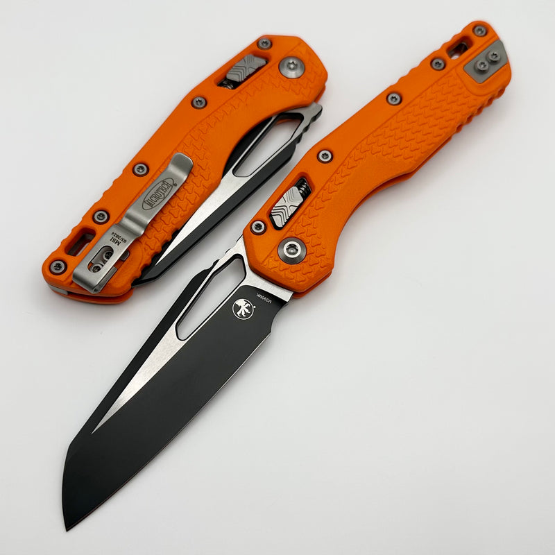 Microtech Knives MSI RAM LOK Orange Polymer & Black M390MK 210T-1PMOR