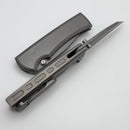 Chaves Knives Sangre 229 w/ Radiation Magnetic Titanium Handles & 3.6" Stonewash Gray M390