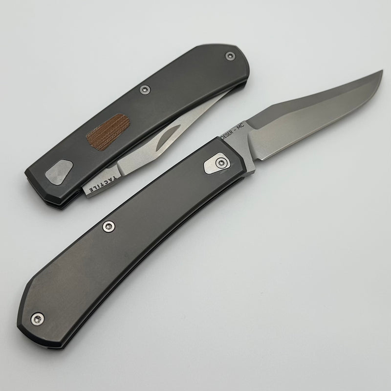 Tactile Knife Co Ranger Slipjoint Titanium Handle w/ MagnaCut