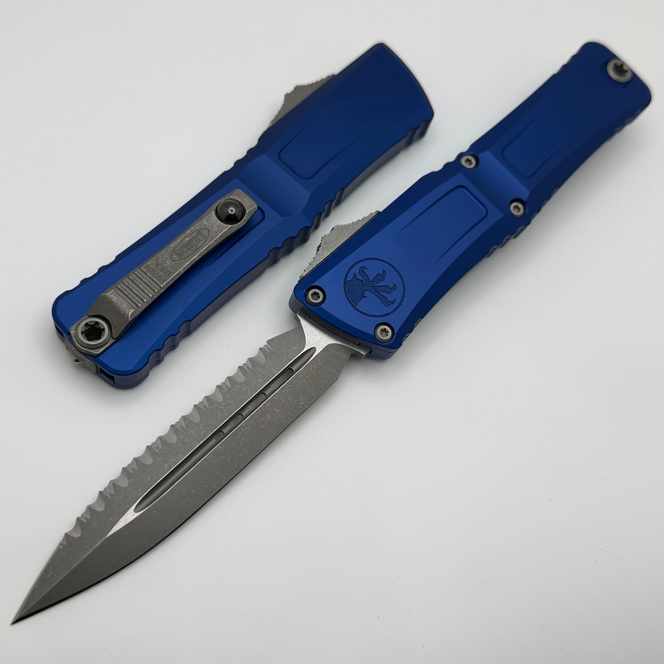 Microtech Knives Combat Troodon Gen III Apocalyptic Full Serrated Doub
