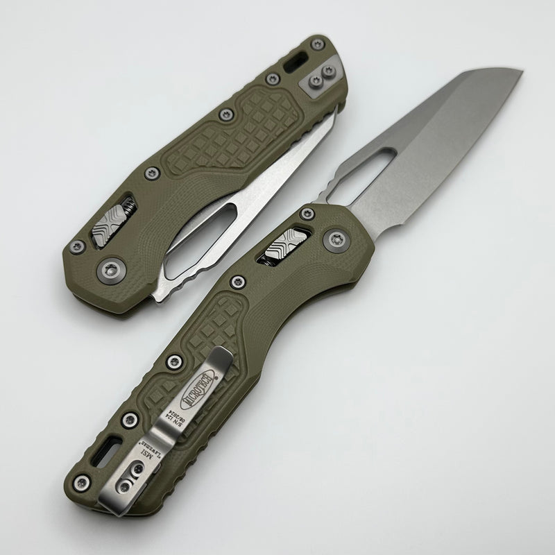 Microtech Knives MSI Lawnman RAM LOK Frag OD Green G-10 & M390MK 210-10FRGTODLM