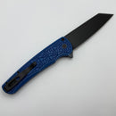 Pro-Tech Malibu Nexus Battleworn Blue Handle & DLC MagnaCut Reverse Tanto Blade 5406-BW Blue Nexus