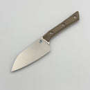 Microtech Santoku 4.2" Tan G-10 Handle w/ Stonewash M390MK 3300-10TA