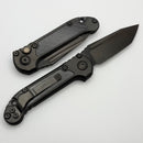 Microtech Marfione Select LUDT Gen III DLC Titanium Carbon Fiber Inlaid Handles w/ DLC M390MK T/E 1136-1DLCTMS1