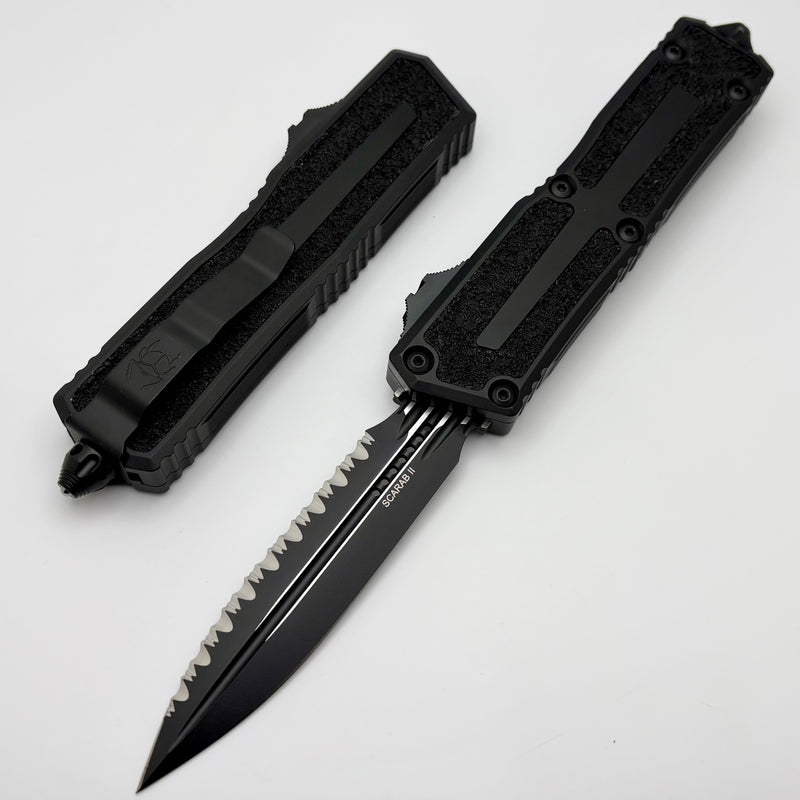 Microtech Scarab 2 Gen 3 Tactical D/E Full Serrated 1280-3T