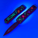 Microtech UTX-85 Gen IV St. Patricks Day D/E Signature Series 12324-1SPDS