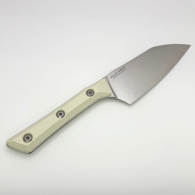 Microtech Santoku 4.2" Ivory G-10 Handle w/ Stonewash M390MK 3300-10IV