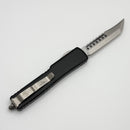 Microtech UTX-70 Hellhound Stonewash Standard & Black 419-10S