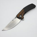 Tactile Knife Co Archer Ridged w/ Micarta Inlaid Titanium Framelock w/ MagnaCut