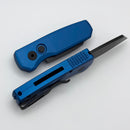 Pro-Tech Runt 5 w/ Blue Handle & DLC 20CV Reverse Tanto R5203-Blue