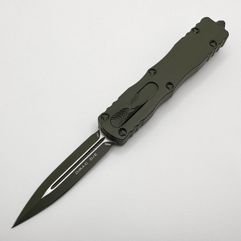 Microtech Dirac Cerakote OD Green Double Edge & OD Green 225-1COD