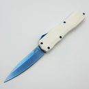 Kershaw Livewire White Cerakote Handles & Blue Magnacut Spearpoint 9000WBLU
