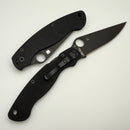 Spyderco Knives Military 2 Black G-10 & DLC CPM-S30V C36GPBK2