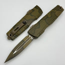 Microtech Luminary D/E Olive Backwoods Camo Signature Series 1270-1WOOCS