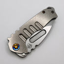 Medford Praetorian Genesis T S45 Tumbled Drop Point & Tumbled Handles w/ Flamed Hardware & Galaxy Clip