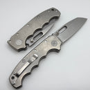 Demko Knives MG AD20 w/ Smooth Titanium Handles & CPM-3V Shark Foot One Per Household