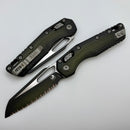 Microtech Knives MSI RAM LOK Faded Bazooka Polymer & Full Serrated M390MK 210T-3PMFBO