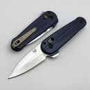 Benchmade Lowden w/ Crater Blue Aluminum Handles & M390 First Production 491