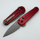 Benchmade Lowden w/ Phoenix Red Aluminum Handles & M390 491GY-01