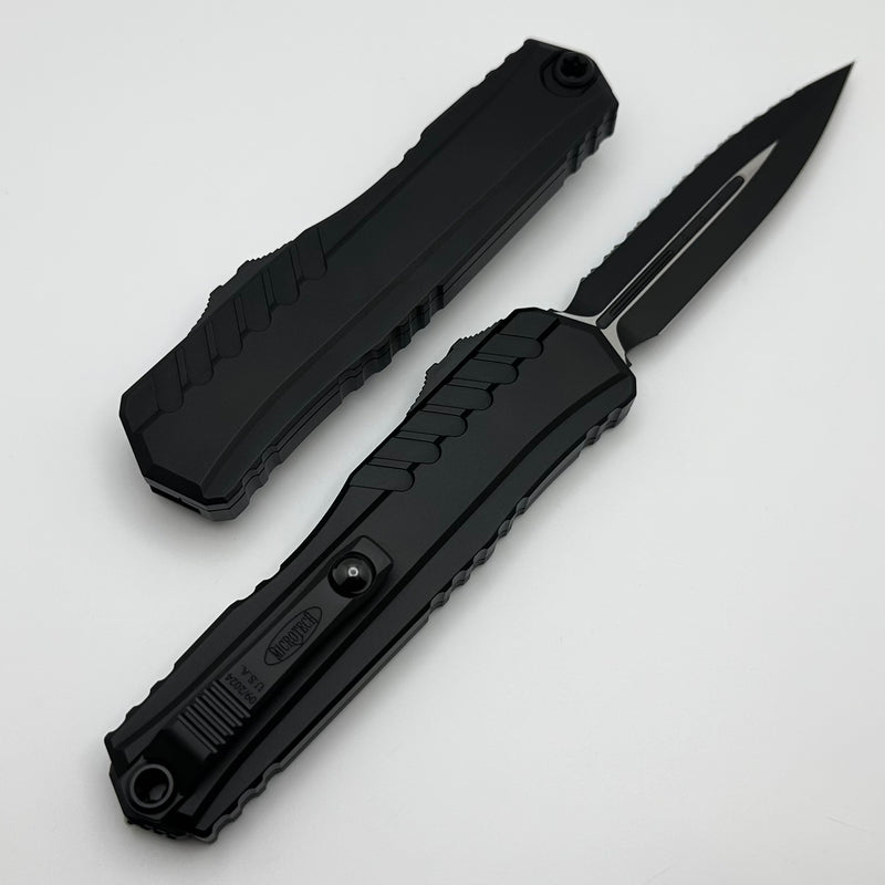 Microtech Cypher II Black D/E Full Serrated Tactical 1242-3T