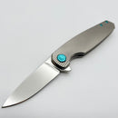 Holt Bladeworks Morpheus w/ Burnished Titanium Handles & Uddeholm Vanas SuperClean Near Mirror 1585