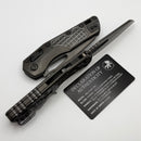Microtech Marfione Select MSI RAM LOK DLC Frag Titanium Handles w/ DLC Accents & DLC M390MK 210-1DLCTFRMS1