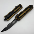 Microtech Scarab 2 Gen 3 Spine Fluted S/E Tactical Standard w/ Tan Handle 1278-1TA