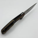 Tactile Knife Co Archer Ridged w/ Micarta Inlaid Titanium Framelock w/ MagnaCut
