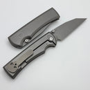 Chaves Knives Sangre 229 w/ Radiation Magnetic Titanium Handles & 3.6" Stonewash Gray M390