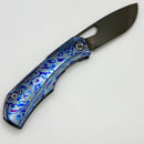 Poikilo Blade Anarcnide Fenrir FD 2 ZircuTi Handles & Mirror DLC Stonewash S125V
