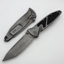 Microtech Socom Elite Tanto Partial Serrated M/A Weathered Metal Apocalyptic Standard 161-11APWME