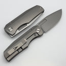 Vero Engineering Nova Mini w/ Stonewash Titanium Handles & Hand Satin M390