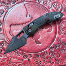 Pre-Owned Microtech Knives Manual Stitch RAM LOK Fluted Aluminum Outbreak w/ M390MK Signature Series 169RL-1FLOBS