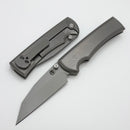 Chaves Knives Sangre 229 w/ Radiation Magnetic Titanium Handles & 3.6" Stonewash Gray M390