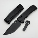 Chaves Knives X-Lock w/ Black Aluminum Handles & Black Tanto D2