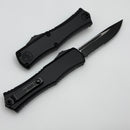 Microtech Knives Mini Hera Tactical S/E Partial Serrated M390MK w/ Black Handle 1703M-2T