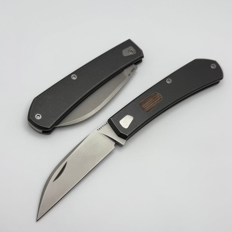 Tactile Knife Co Ranger Slipjoint Titanium Handle w/ Westinghouse Micarta Shield & Wharncliffe MagnaCut