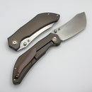 Kansept Knives Tipper Bronze Ano Titanium Handles w/ S35VN K1079A2