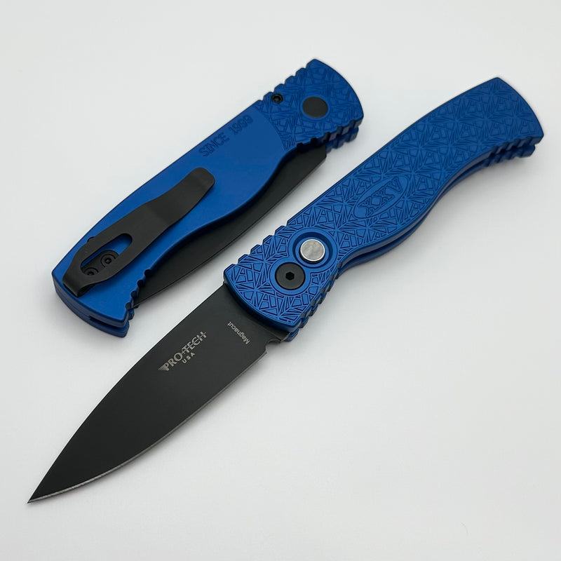 Pro-Tech TR-2 Tactical Response 2 Blue Nexus Handle w/ DLC MagnaCut T206-NEXUS-Blue