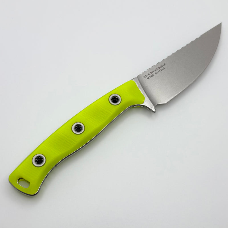 Microtech Akris w/ High Visibility G-10 Handles & Stonewash M390MK 95-