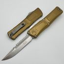Microtech Knives Combat Troodon Gen III Interceptor w/ Tan Handle Signature Series 1217-10TAS