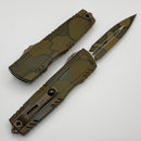 Microtech Luminary D/E Olive Backwoods Camo Signature Series 1270-1WOOCS