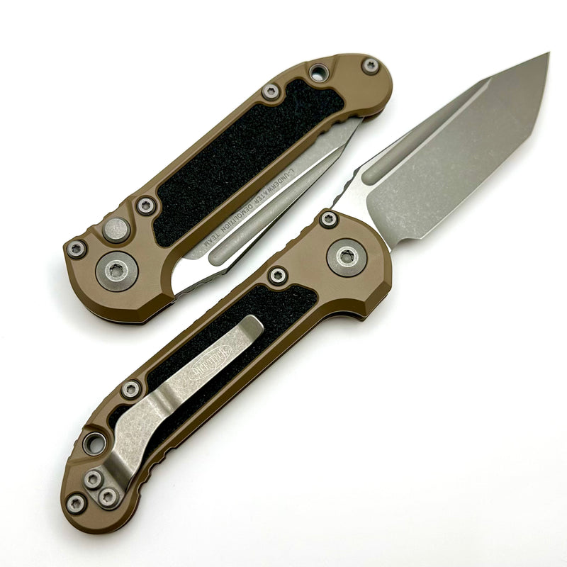 Microtech Knives LUDT Gen III Apocalyptic Tanto w/ Cerakote Dark Earth Handle NCB Exclusive 1136-10APDENCB