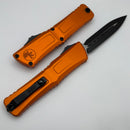 Microtech Knives Combat Troodon Gen III Black Double Edge w/ Orange Handle 1142-1OR