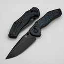 Kansept Knives Apollo Blackwash Titanium w/ Arctic Storm Inlaid Handles & Black S35VN K2107V2